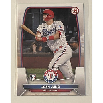 2023 Bowman Baseball Josh Jung Rookie Card #43 MLB Texas Rangers Baseball HOT RC
