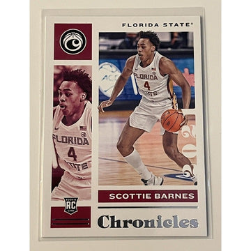 Scottie Barnes* RC - 2021-22 Panini Chronicles Draft Picks Rookie #7 NBA Raptors