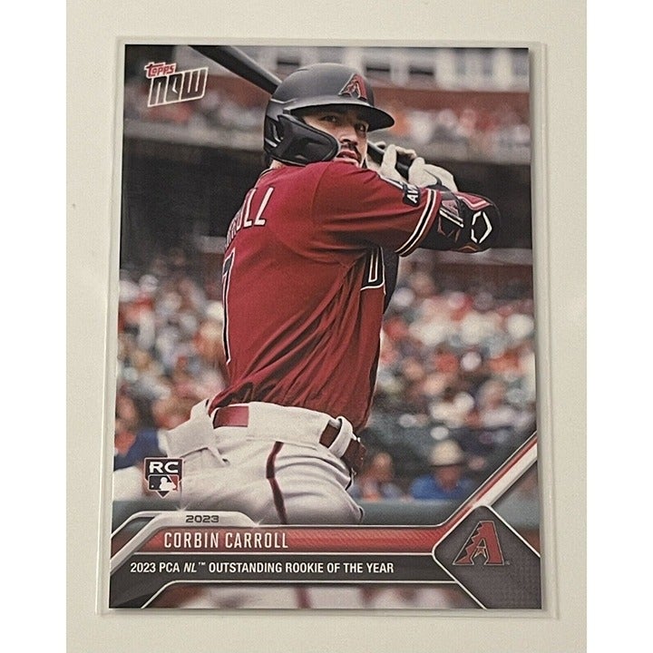 Corbin Carroll* RC 2023 Topps Now MLB Players Choice Awards PCA-6 - MLB D-BACKS*