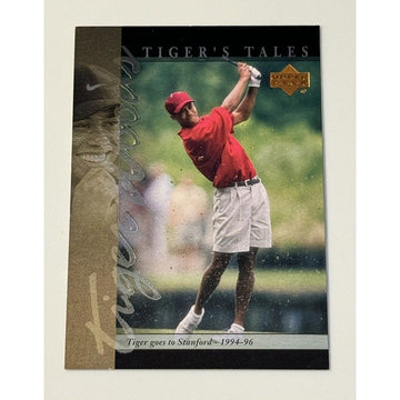 2001 Upper Deck Tiger Woods* RC Tiger's Tales - Rookie #TT7 - PGA Tour Golf Card