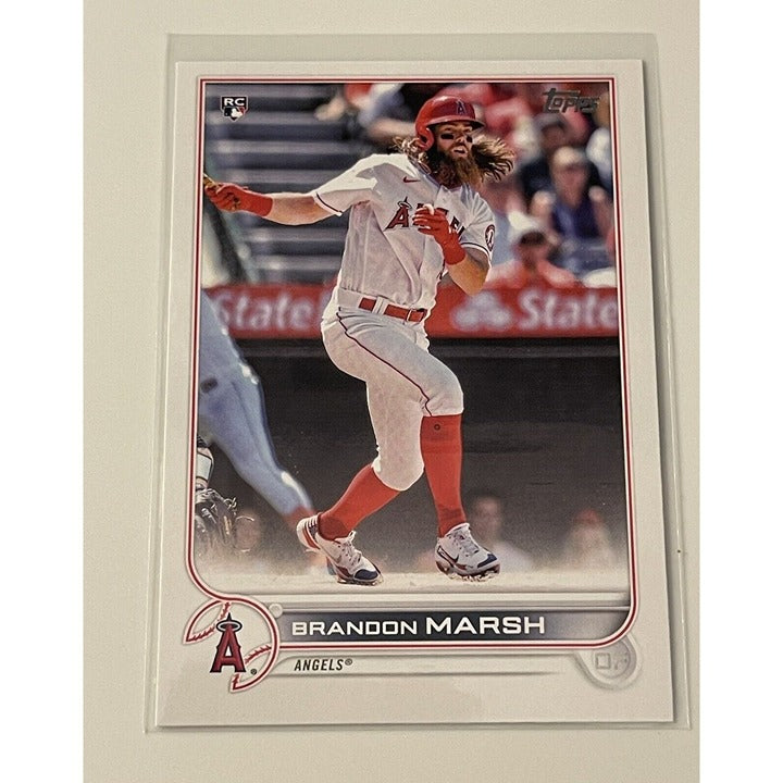 2022 Topps Series One Brandon Marsh* RC Card #243 - MLB NL Philadelphia Phillies