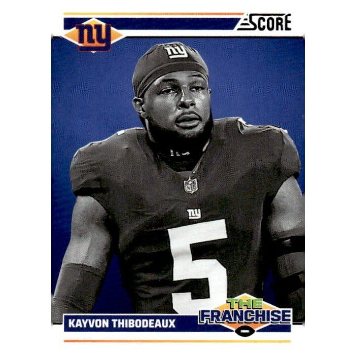 2024 NFL Score Football Kayvon Thibodeaux The Franchise New York Giants Card #24