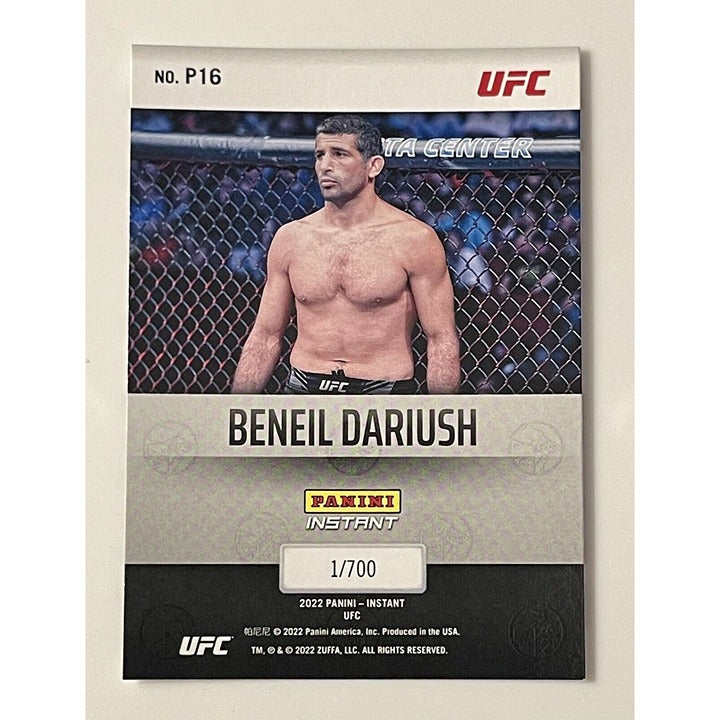BENEIL DARIUSH 2022 Panini Instant UFC Paramount - Card #P16 MMA - SP /700 - UFC