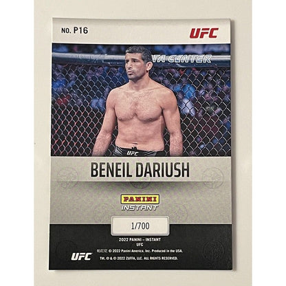 BENEIL DARIUSH 2022 Panini Instant UFC Paramount - Card #P16 MMA - SP /700 - UFC