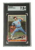 1985 Donruss Steve Carlton #305 graded SGC 7.5 NM+ Philadelphia Phillies baseball card in protective case