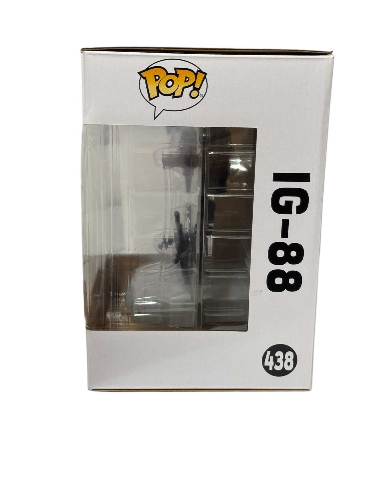 Funko Pop Star Wars IG-88 #438 collectible figure from Bounty Hunters GameStop Exclusive in packaging