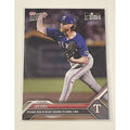 WORLD SERIES Jon Gray Topps NOW baseball card showing Texas Rangers pitcher in 2023 Game 3 win