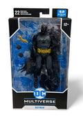 McFarlane DC Multiverse Batman Future State 7-inch action figure in sealed packaging with accessories and 22 points of articulation