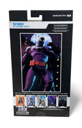 McFarlane DC Multiverse Batman Future State 7-inch action figure in sealed packaging with tactical armor and accessories