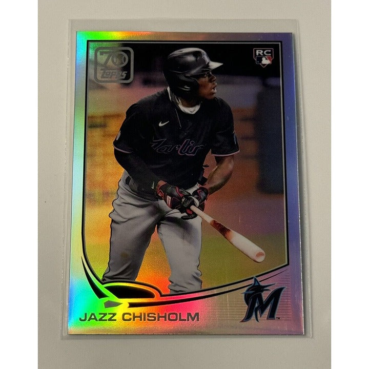 Jazz Chisholm RC* 2021 Topps Series 2 Rookie 70 Yrs of Chrome Refractor 70YTC-63