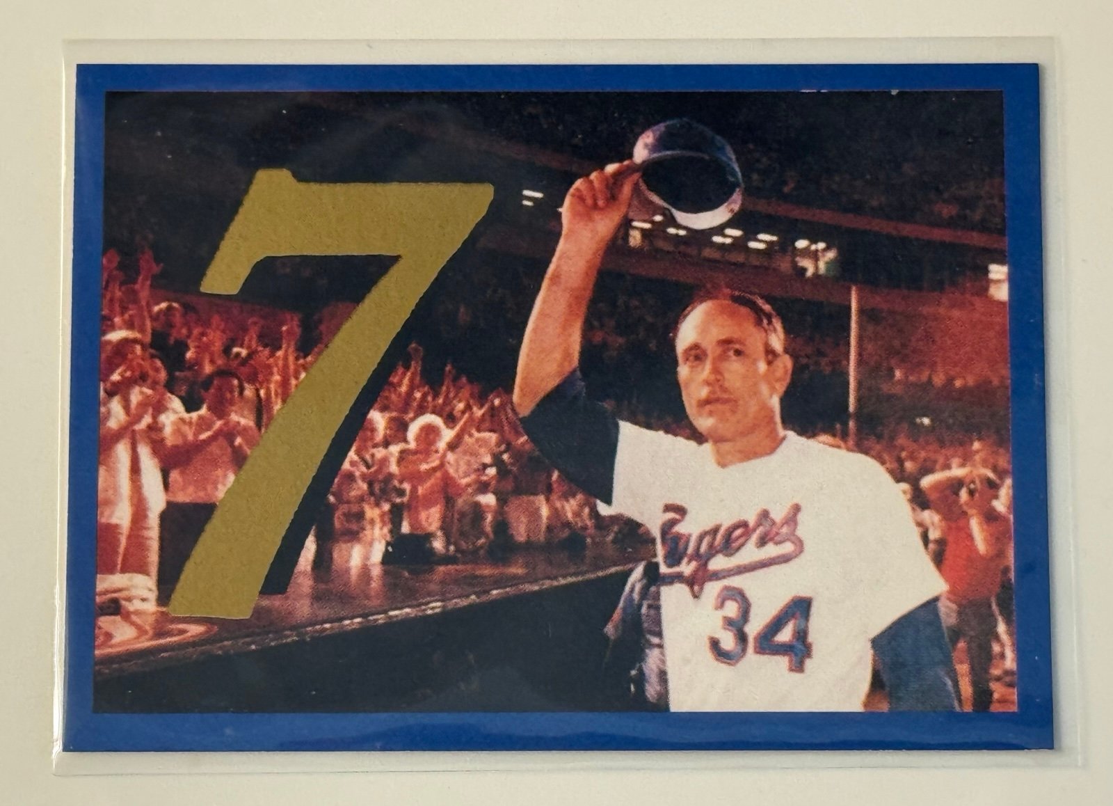 This is a Nolan Ryan unlicensed commemorative card, not produced by manufacturer