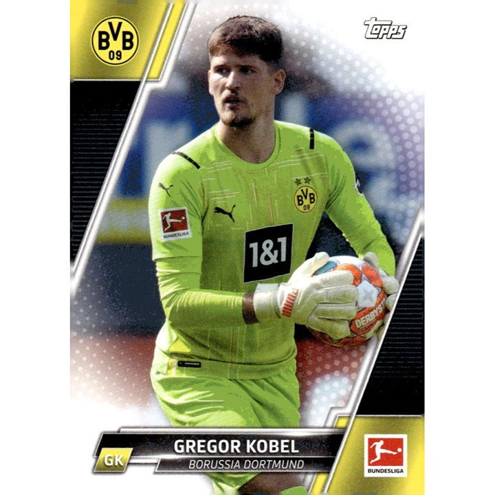 2021-22 Topps Bundesliga Soccer #58 Gregor Kobel - Borussia Dortmund Futbol Card