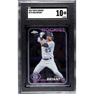 2024 Topps Chrome Kris Bryant MLB Colorado Rockies Baseball Edition #179 SGC 10*