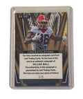 3/5 Dillon Bell RC autograph Leaf Metal NFL prospect football card Georgia Bulldogs WR