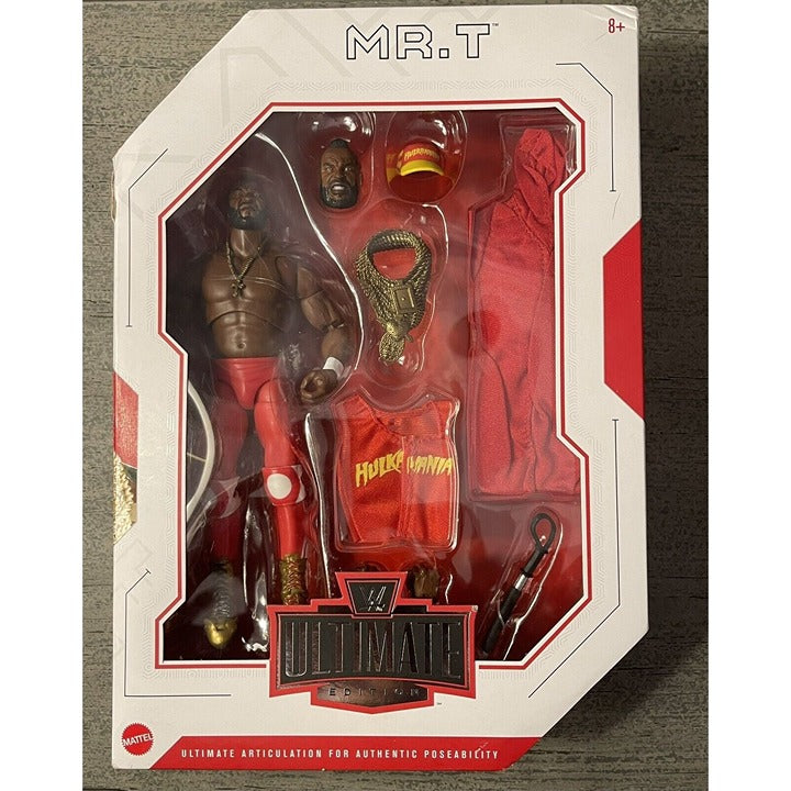 WWE Ultimate Edition MR. T (Hulkamania) 7” Wrestling Action Figure - New/Package