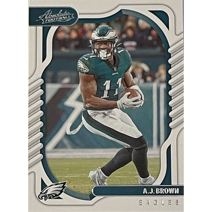 A.J. Brown 2022 Panini Absolute Football Green Card #80 NFL Philadelphia Eagles*