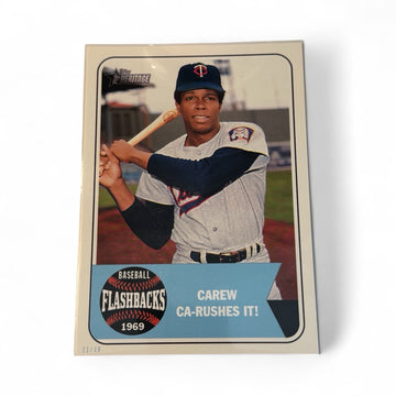 /49 OVERSIZED* Rod Carew 2018 Topps
Heritage FB's FB-RC 1969 MLB Minnesota Twins