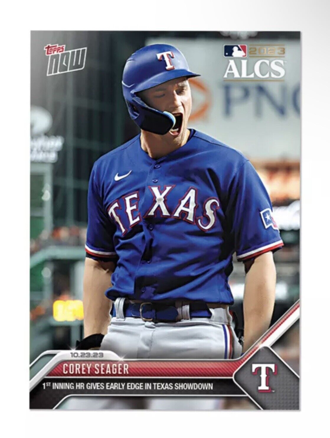 Corey Seager* - 2023 MLB TOPPS NOW Baseball Card 1036 - Texas Rangers - PR: 828!