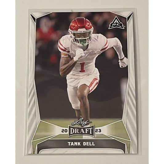 Tank Dell* RC 2023 Leaf Trading Football Rookie Card #38 - NFL Houston Texans WR