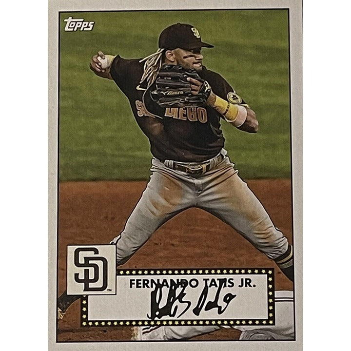 2021 Topps Series 1 Fernando Tatis JR* 1952 REDUX #T52-32 MLB - San Diego Padres