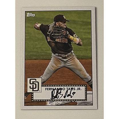 2021 Topps Series 1 Fernando Tatis JR* 1952 REDUX #T52-32 MLB - San Diego Padres