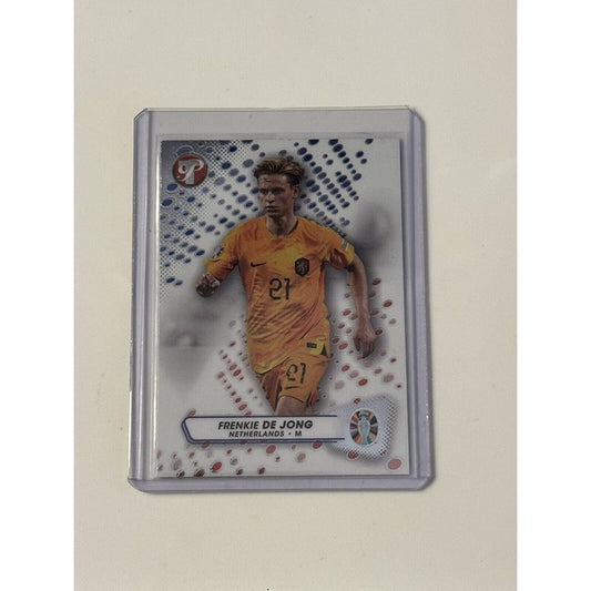 2023-24 Topps Pristine UEFA Road To Euro Frenkie De Jong Netherlands Futbol #107