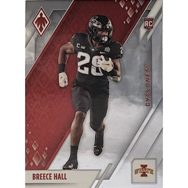 Breece Hall Rookie Card 2022 Panini Chronicles Phoenix Draft Picks #17 - NY Jets