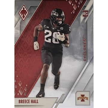 Breece Hall Rookie Card 2022 Panini Chronicles Phoenix Draft Picks #17 - NY Jets