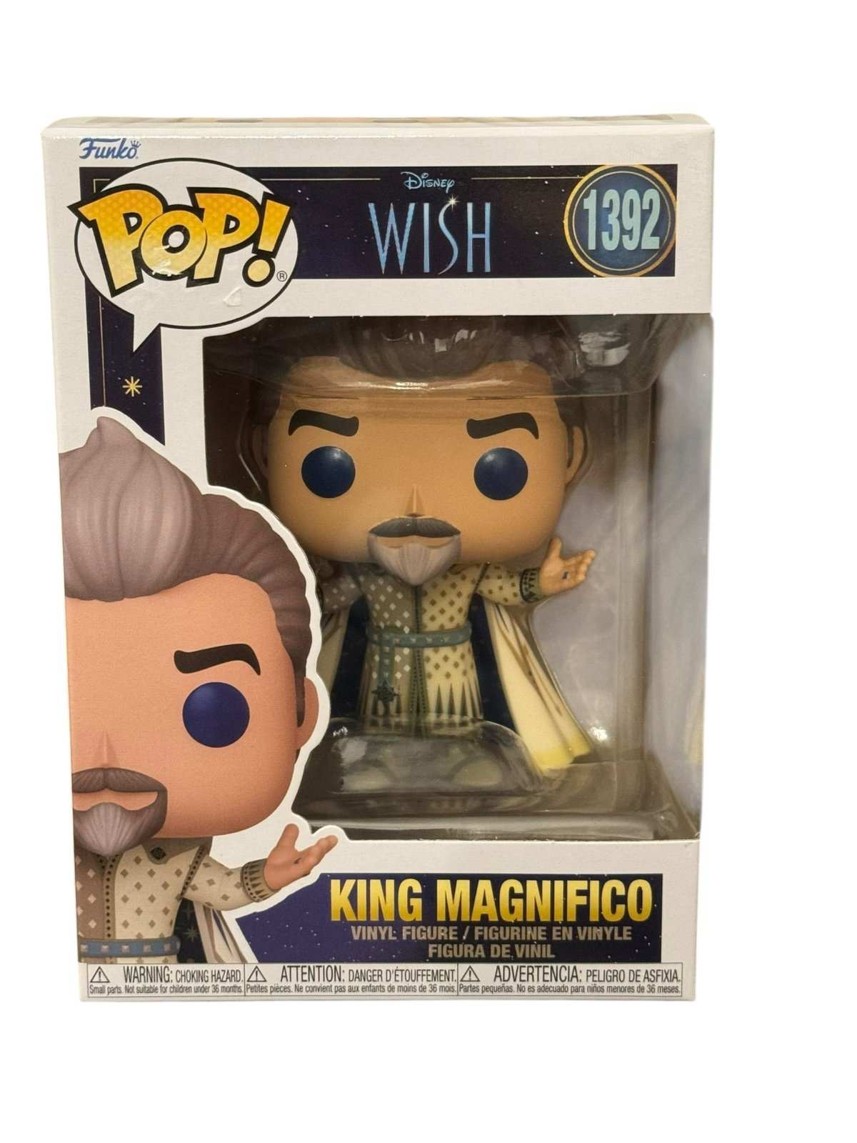Funko Pop Disney Wish King Magnifico vinyl figure sealed in box