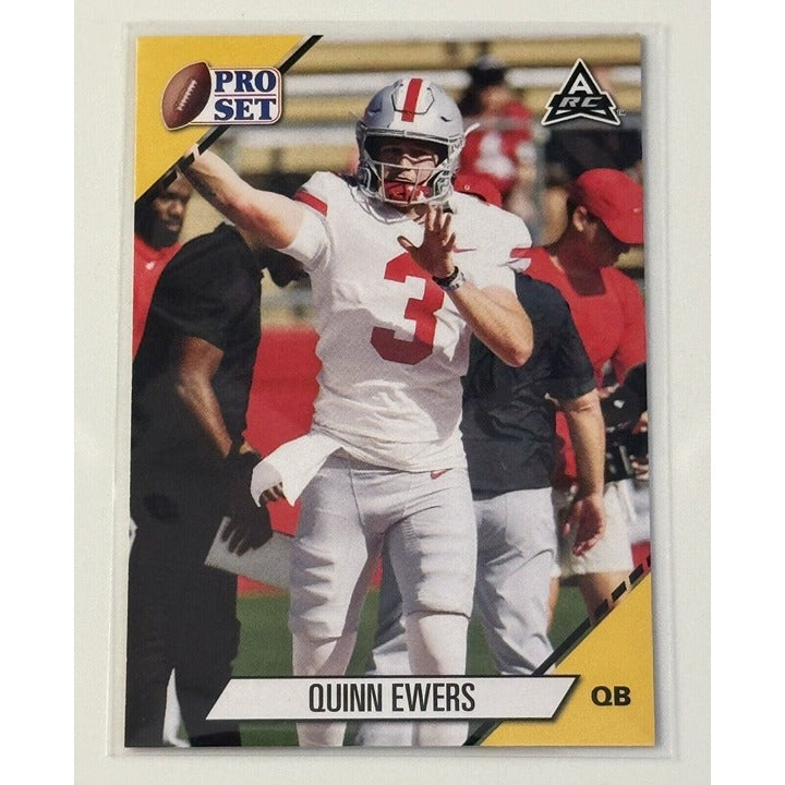 2021 Quinn Ewers RC Leaf Pro Set Football Rookie Card #09 - NCAA Texas Longhorns