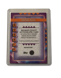Jonathan Mogbo 2024-25 Topps Finest Rookie Autograph Refractor Basketball Card in protective sleeve