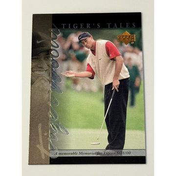 2001 Upper Deck Tiger Woods* RC Tiger's Tales Rookie #TT24 - PGA Tour Golf Card*