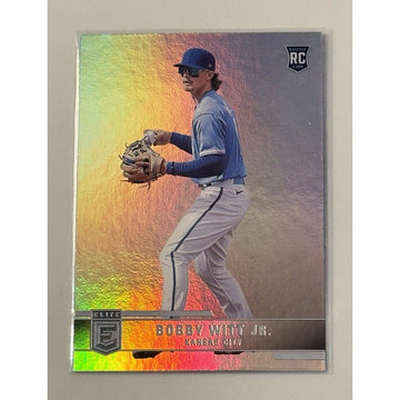 2022 Panini Chronicles Elite Bobby Witt Jr RC Refractor - KC Royals Rookie Star!