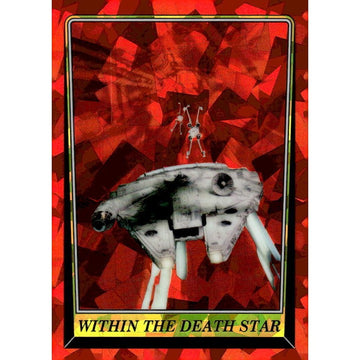 2023 Return Of The Jedi - Red Chrome Sapphire “Within The Death Star” - Card 72*