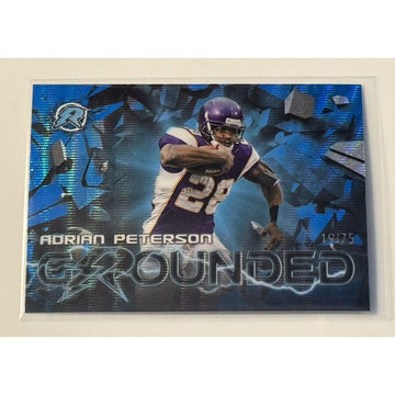 19/75 Adrian Peterson 2023 Topps Composite Resurgence GROUNDED RG-13 NFL Vikings