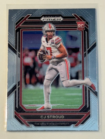 CJ Stroud RC 2023 Panini Silver Prizm Rookie Ohio State/NFL Texams Football #102