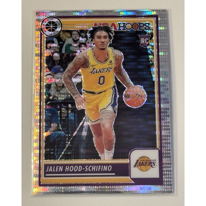 Jalen Hood-Schifino RC Silver Prizm 2023-24 Panini Hoops NBA LA Lakers Rookie 19