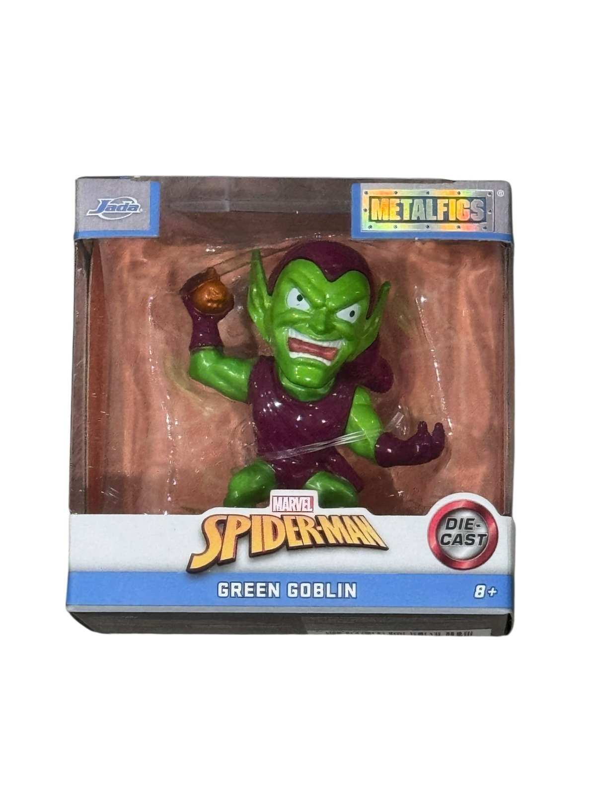 Jada Metalfigs Marvel Spider-Man Green Goblin die-cast figure in original packaging