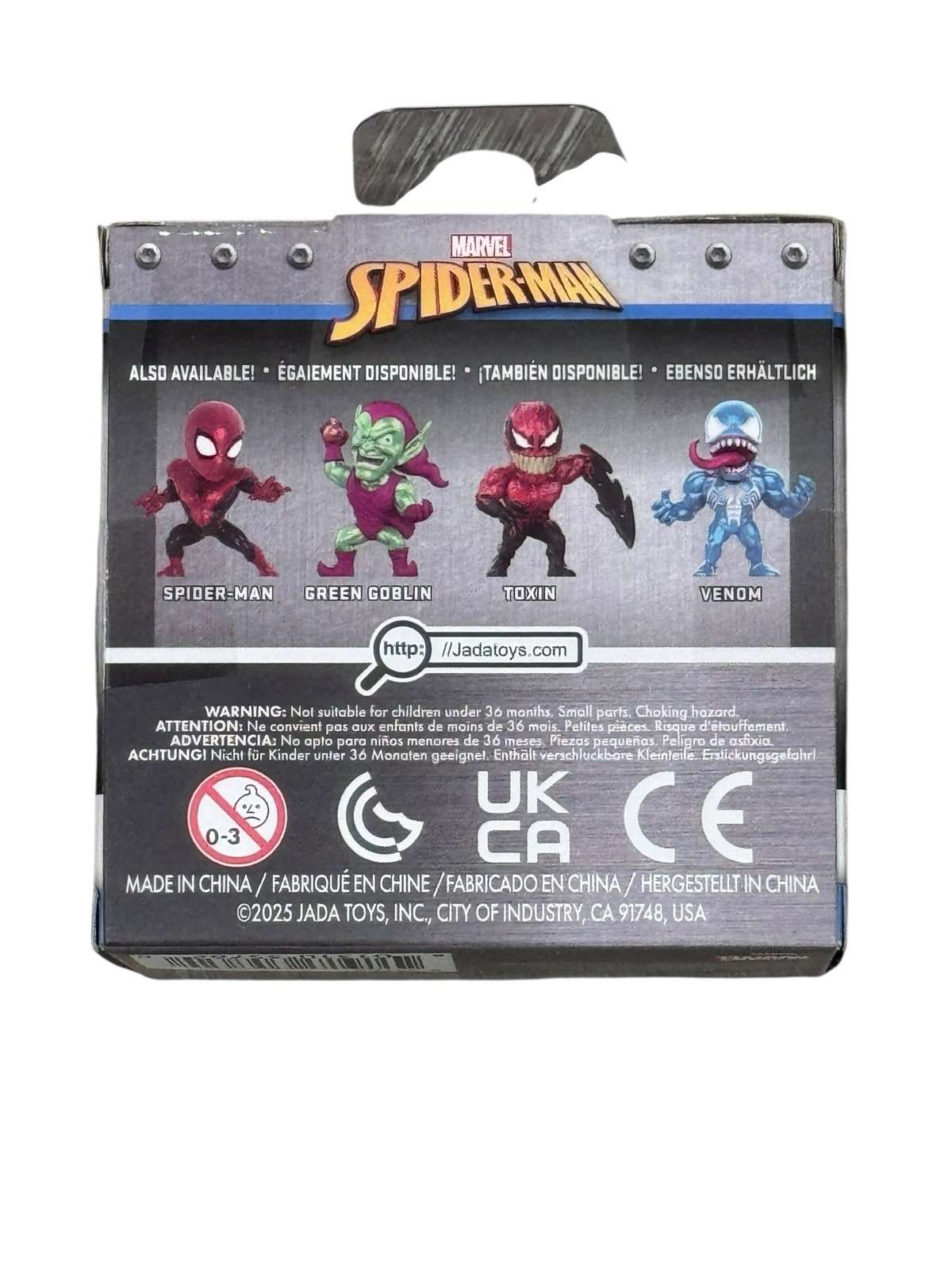 Jada Metalfigs Marvel Spider-Man Green Goblin die-cast figure in original packaging