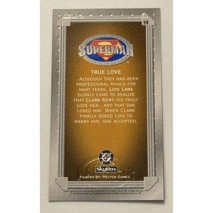 1994 SkyBox Superman: Man of Steel/Lois Platinum Series Super DC Marvell Card 59