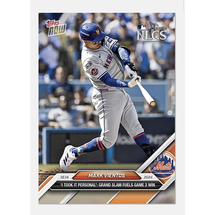 2024 MLB NLCS Topps NOW MARK VIENTOS* GRAND SLAM NEW YORK METS Card 835 - READY!