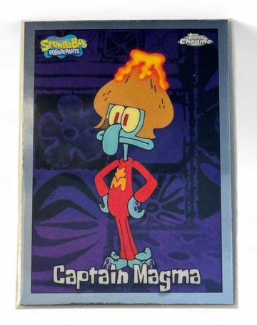 2024 Topps Chrome SpongeBob SquarePants Captain Magma Scene Card