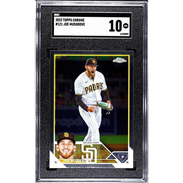 Joe Musgrove 2023 Topps Chrome Baseball Card #121 San Diego Padres Grade SGC 10*
