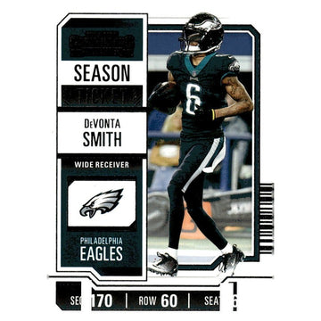 2023 Panini Contenders DeVonta Smith* Season Ticket Retail NFL Eagles - Card #79
