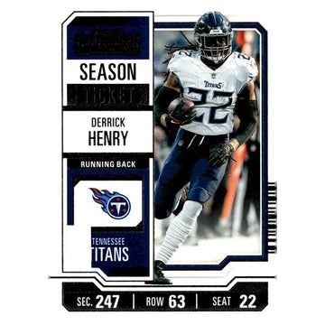 2023 Panini Contenders Derrick Henry* Season Ticket Retail NFL Titans - Card #96