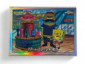 Topps Chrome SpongeBob 2024 Bikini Bottom Mall Refractor card with chrome finish