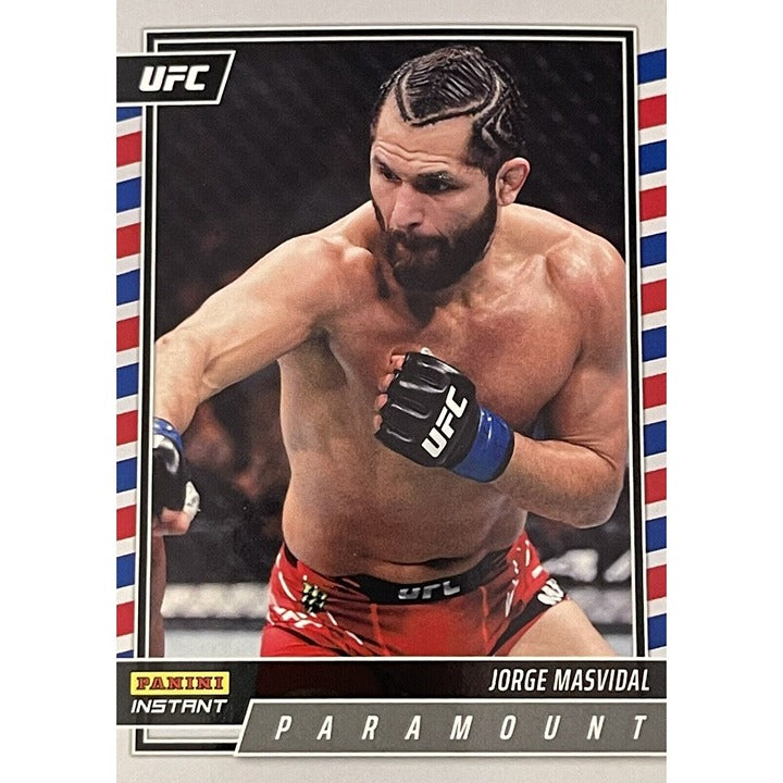 JORGE MASVIDAL 2022 Panini Instant UFC Paramount Card #P19- MMA - SP /701 - UFC