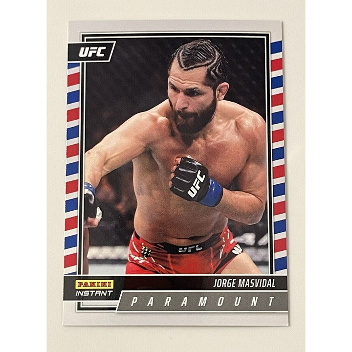 JORGE MASVIDAL 2022 Panini Instant UFC Paramount Card #P19- MMA - SP /701 - UFC