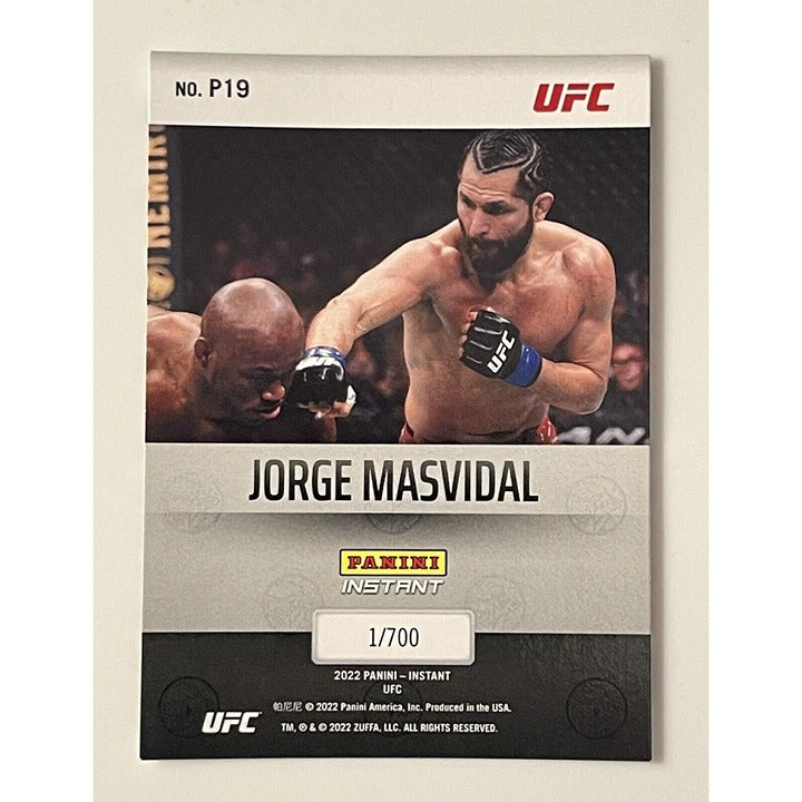JORGE MASVIDAL 2022 Panini Instant UFC Paramount Card #P19- MMA - SP /701 - UFC