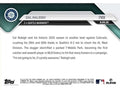 Cal Raleigh 2025 MLB Topps NOW card 765 Seattle Mariners 60 HR catcher record